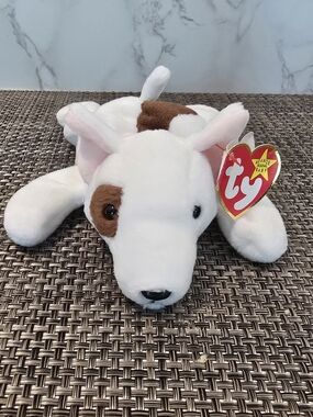 Ty Beanie Baby Bull Terrier Dog Butch in Great Vintage Condition